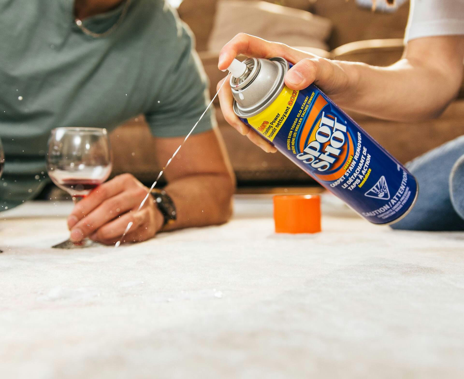 Spot Shot Instant Carpet Stain Remover Aerosol Spray, 496-g