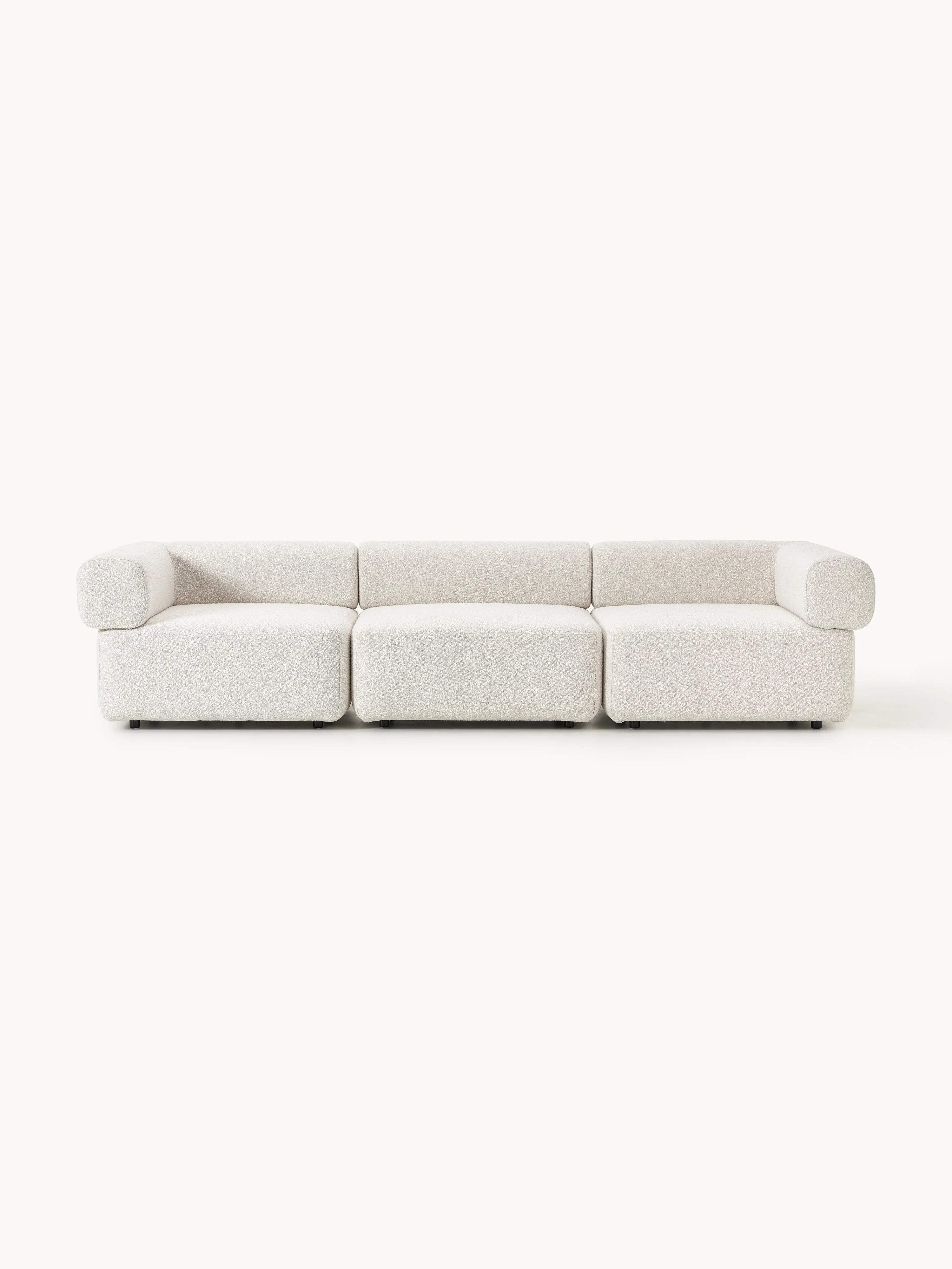 Bouclé-Modulares Sofa Anton (4-Sitzer)