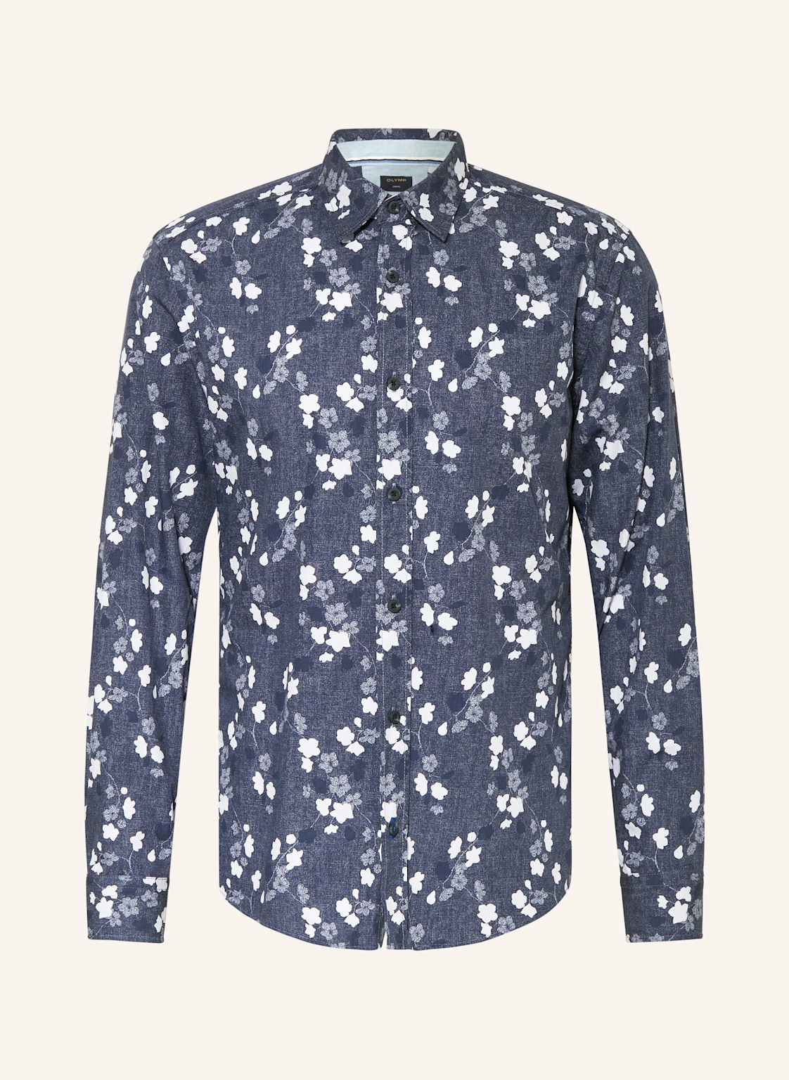 OLYMP Hemd Casual regular fit in Jeansoptik