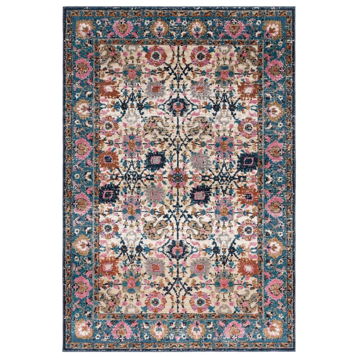 SANAB - Tapis de salon en polypropylène bleu 150x230 cm