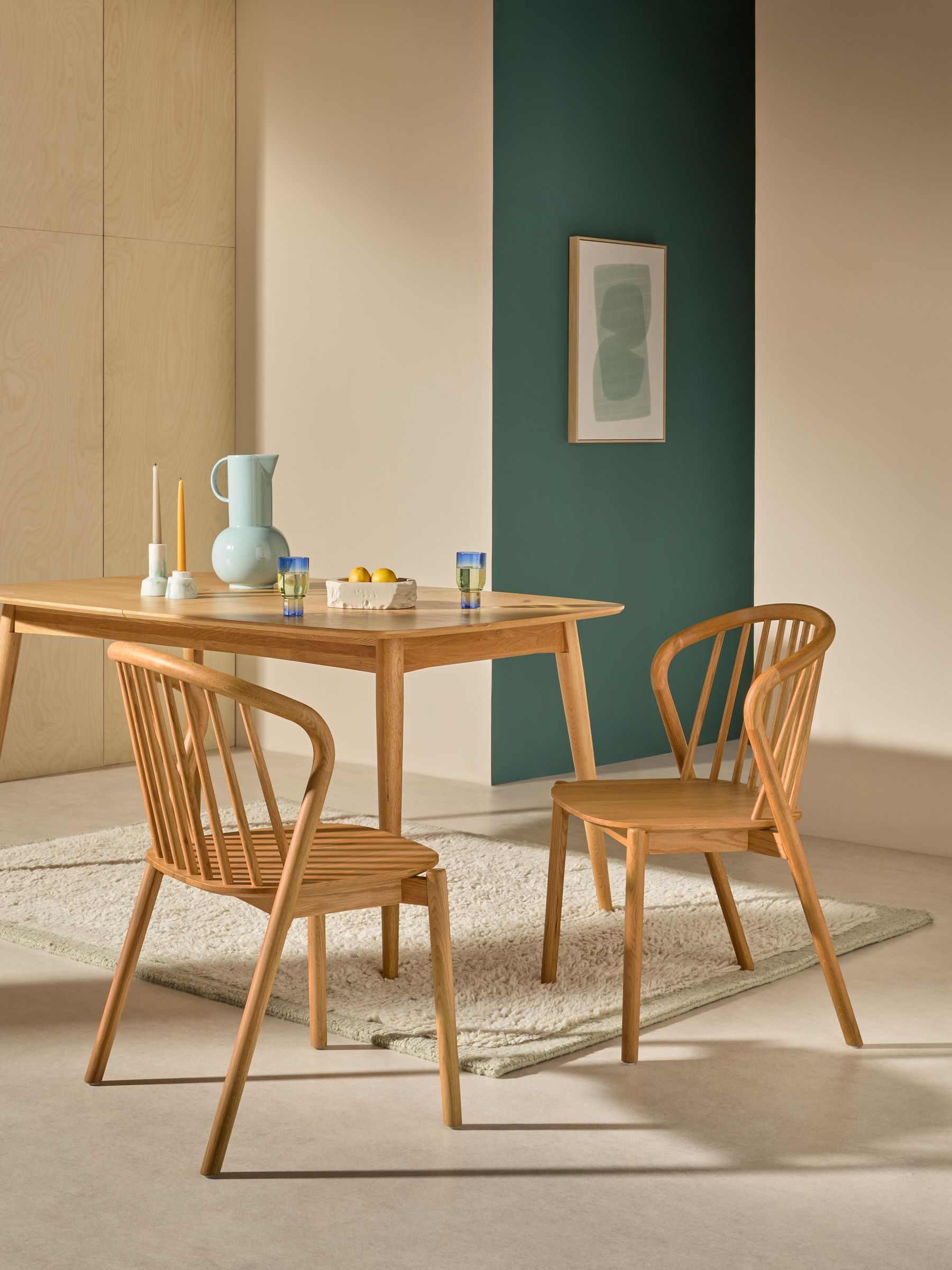 Set of 2 Tacoma Dining Chairs in Oak