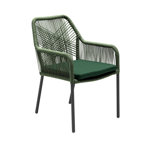 Gartenstuhl »Stilo«, Kunststoff/Rope, HxBxT: 84 x 56 x 64 cm, grün