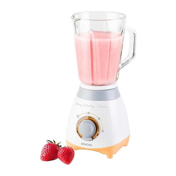 Blender de table SENCOR SBL 4370 500 W 1 5 L verre blanc orange
