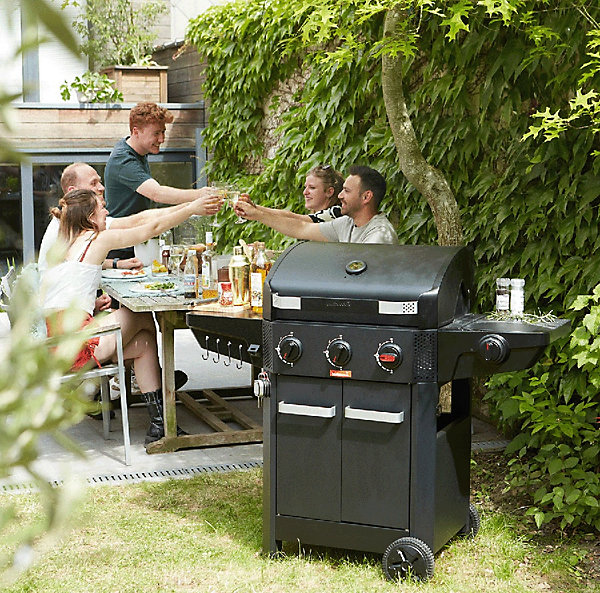 Barbecue à gaz 3 feux Barbecook Luca 312