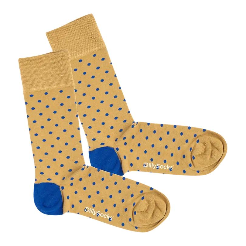 Socken Tiny Indigo Dots