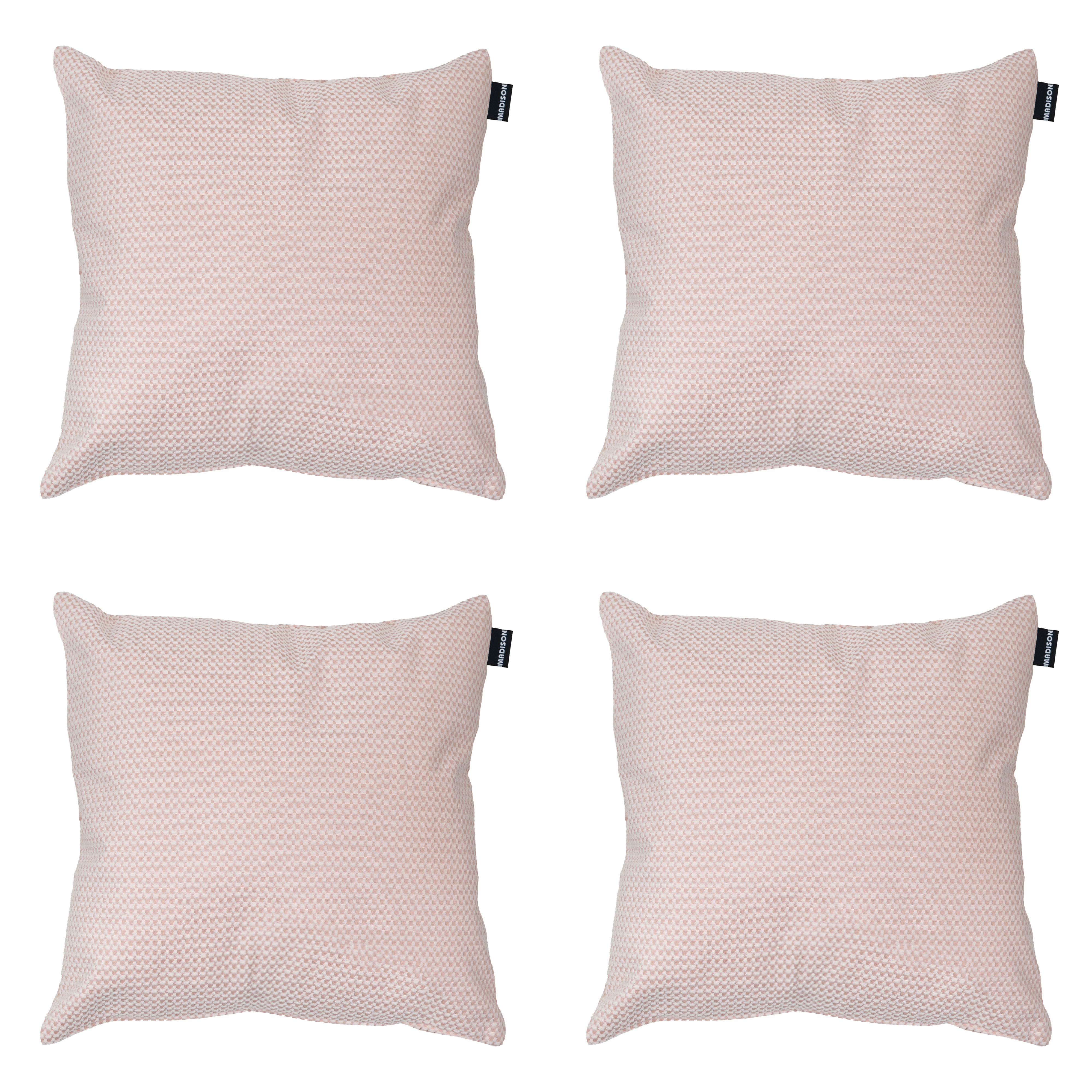 Madison sierkussen Madison Home - roze - 45x45x10cm - set van 4