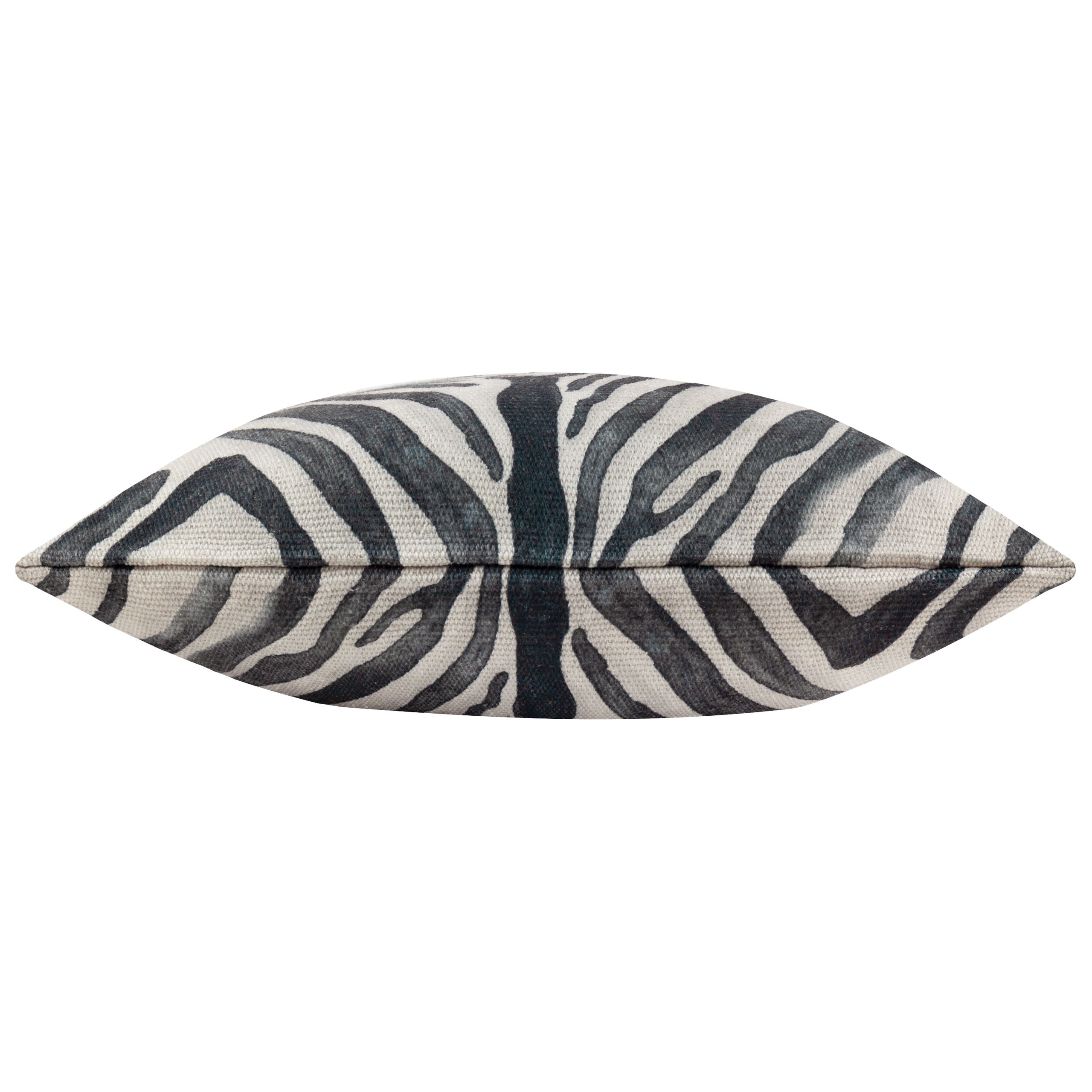 Paoletti Leopardis Zebra Woven Outdoor Cushion