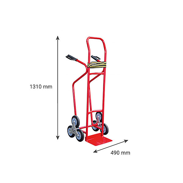 Diable 3 roues charges hautes et volumineuse - 810009645