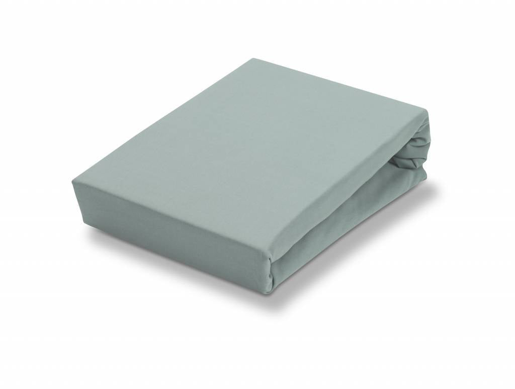 Jersey Supreme Splittopper Hoeslaken Celadon Green   180-200 x 200-220