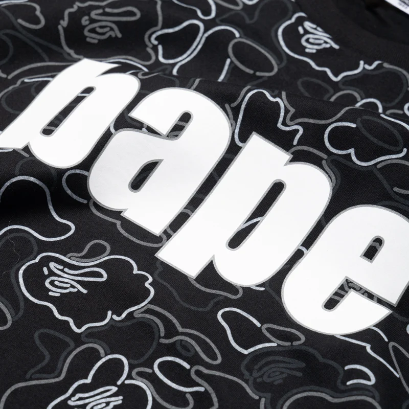 A Bathing Ape Neon Camo Bape Tee - Black