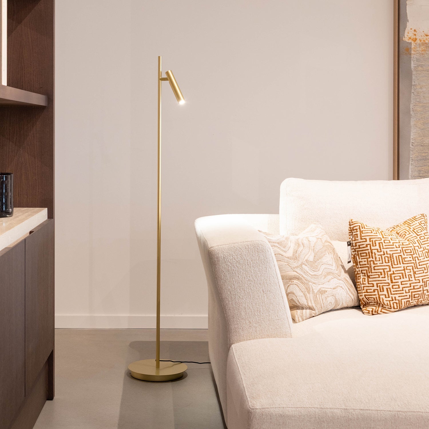 Atmooz Statement - vloerlamp - 30x26xH140 cm - antique brass