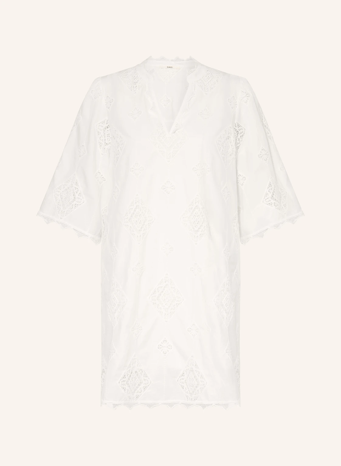 ba&sh Kleid MALO mit Lochspitze und 3/4-Arm