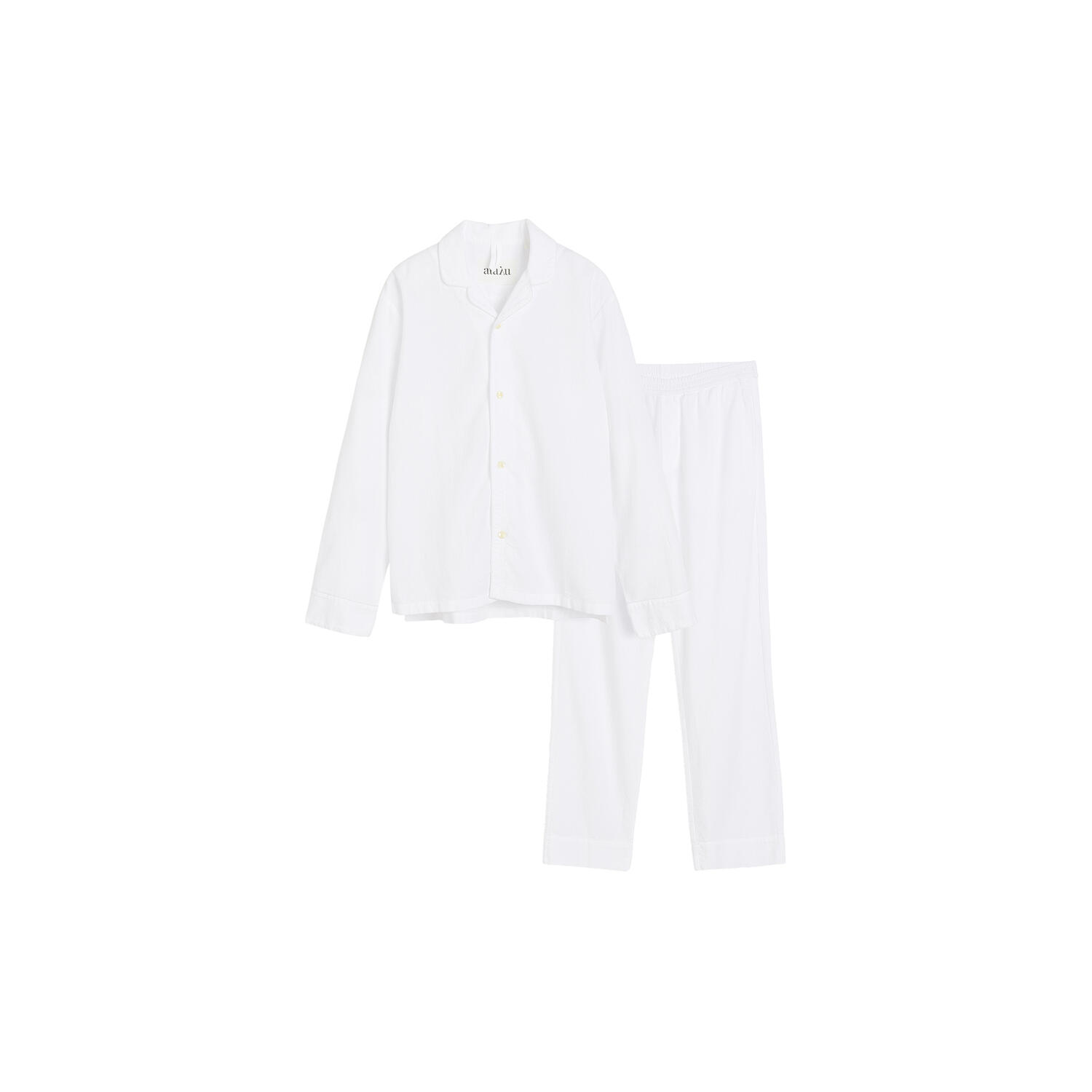 Classic Pyjamas Waffle, white
