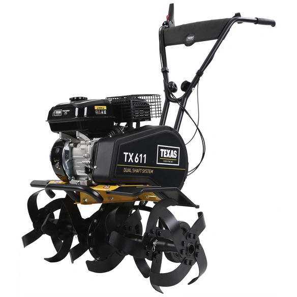 Benzin-Motorhacke »TX611TG«, gelb-schwarz, 4 kW, Anzahl Gänge: 2