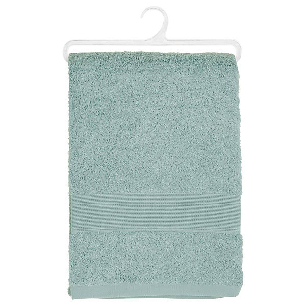Drap de bain Essentiel - coton 450 gr/m² - bleu givre 100x150 cm - Atmosphera