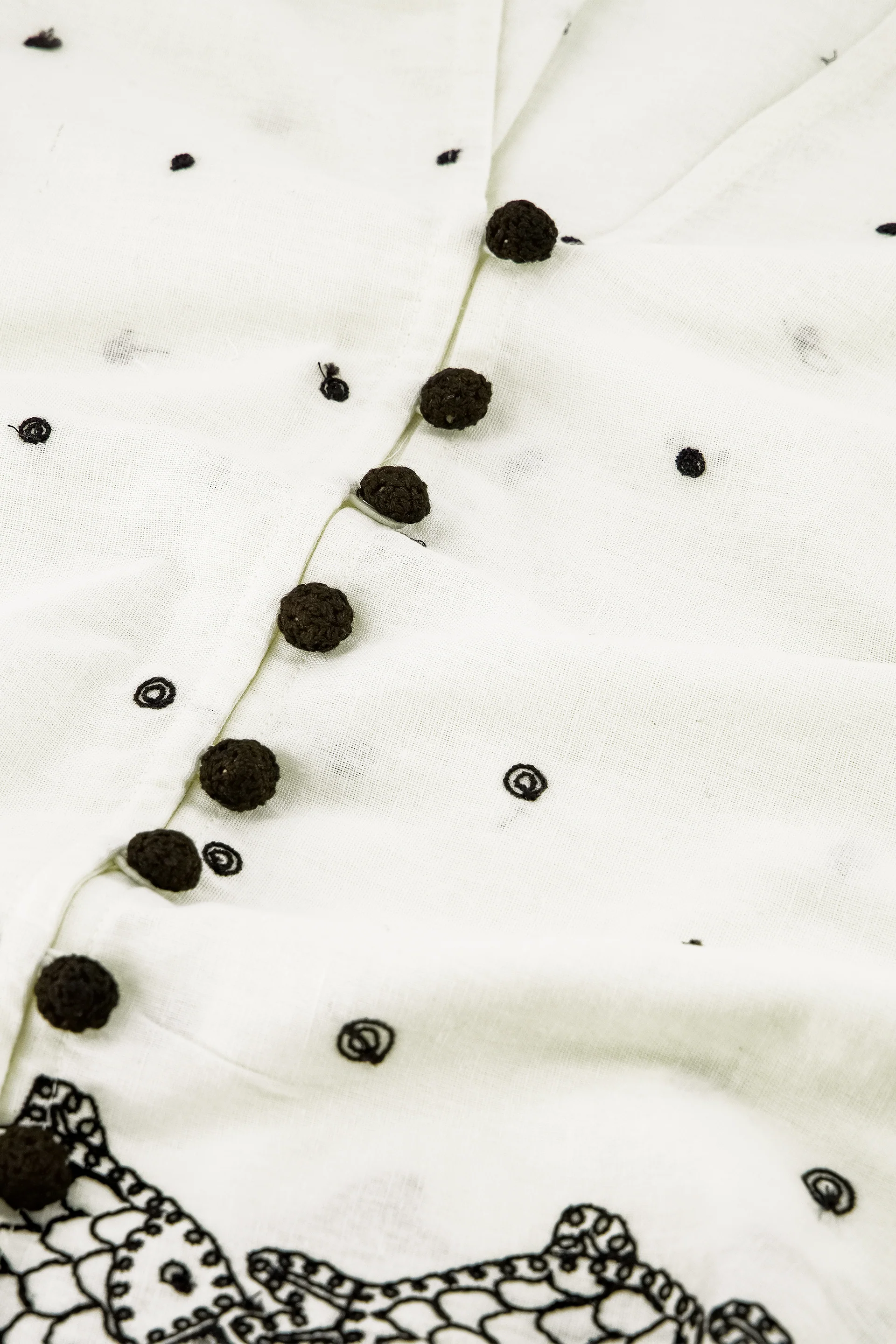 Tylera Blouse | Cosy White/Black