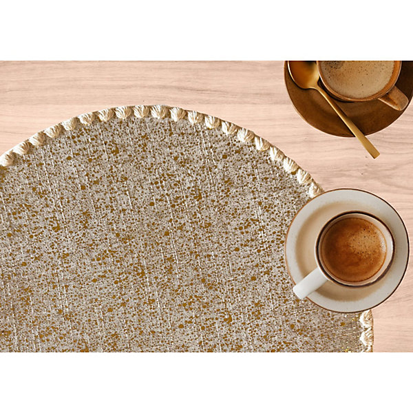 Lot de 2 sets de tables ronds en jute ALAGO
