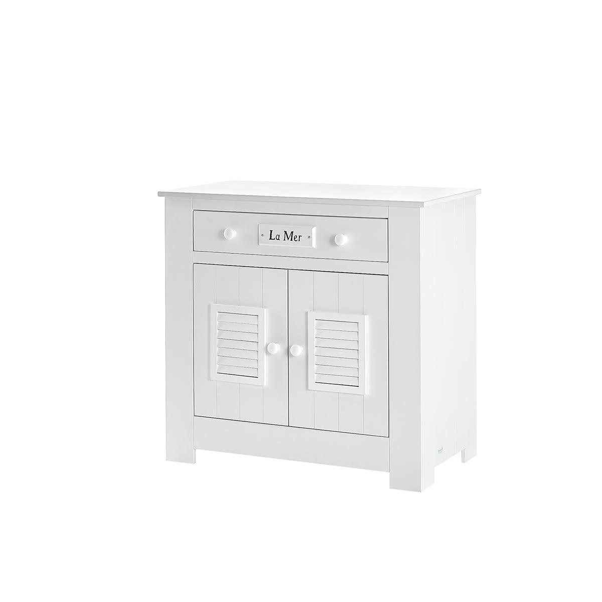 MARSYLIA - Commode à langer blanc