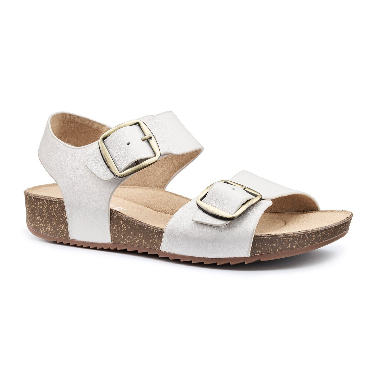 Hotter Extra Wide 'Tourist II' Cork Wedge Sandals