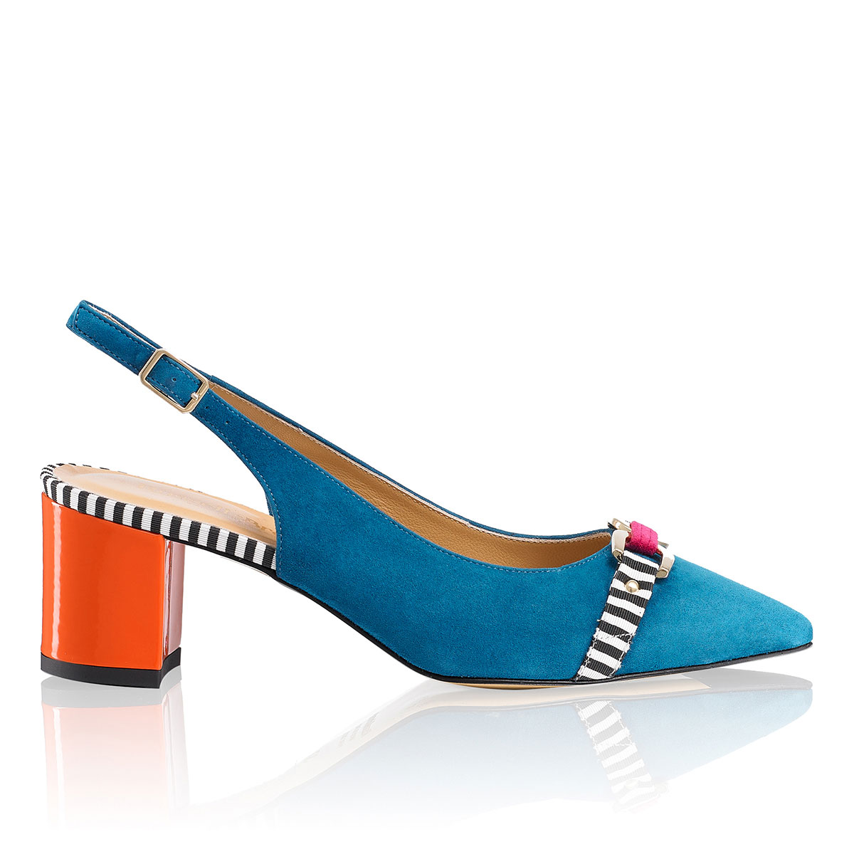 Russell & Bromley LINK UP Snaffle Trim Slingback