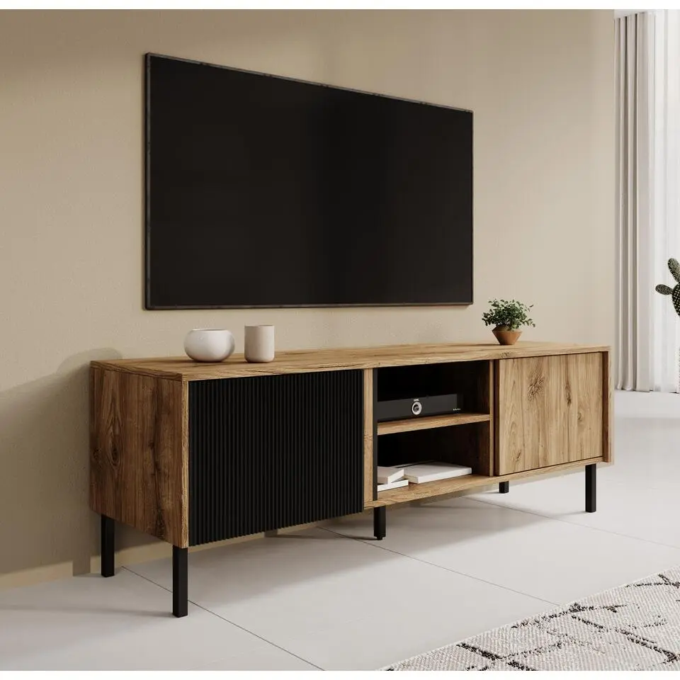 Meubella - TV-Meubel Margareth - Eiken - 150 cm