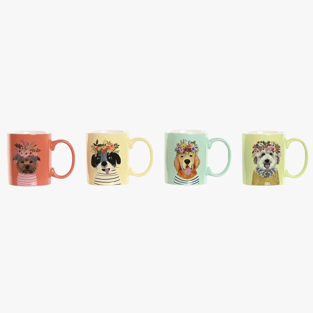 Caneca Cão Flores 360ml BLOOMING CATS&DOGS