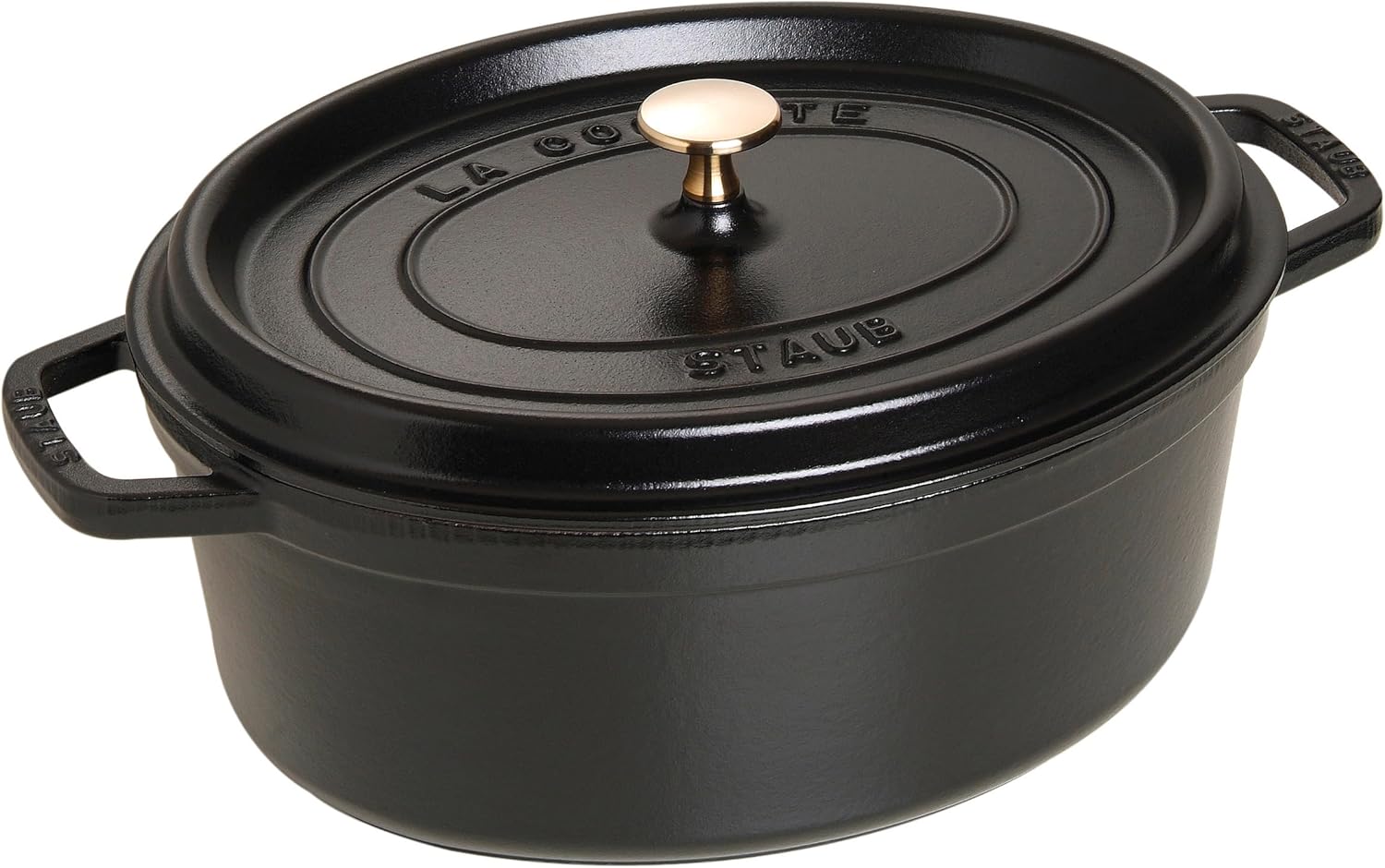Staub Oval Dutch Oven 8.5-Quart Matte Black