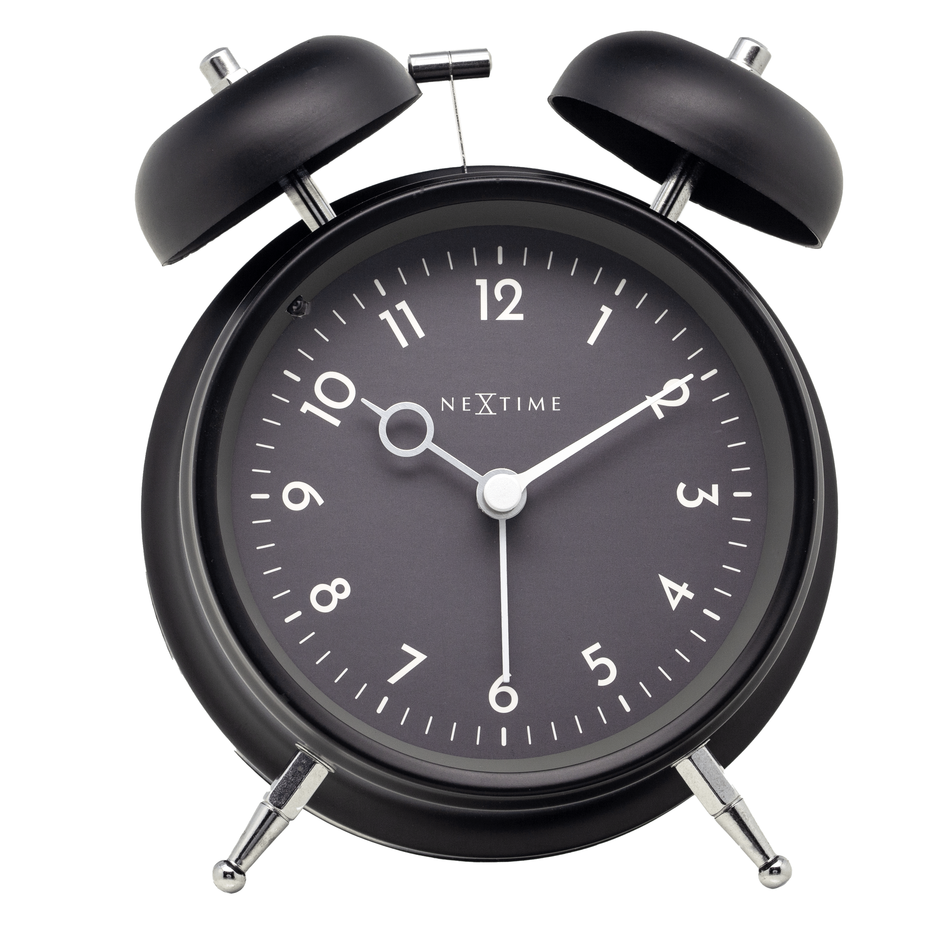 NeXtime - Tafelwekker 12 x 14 x 6cm-Stil-Licht-Metaal-NeXtime Golden
