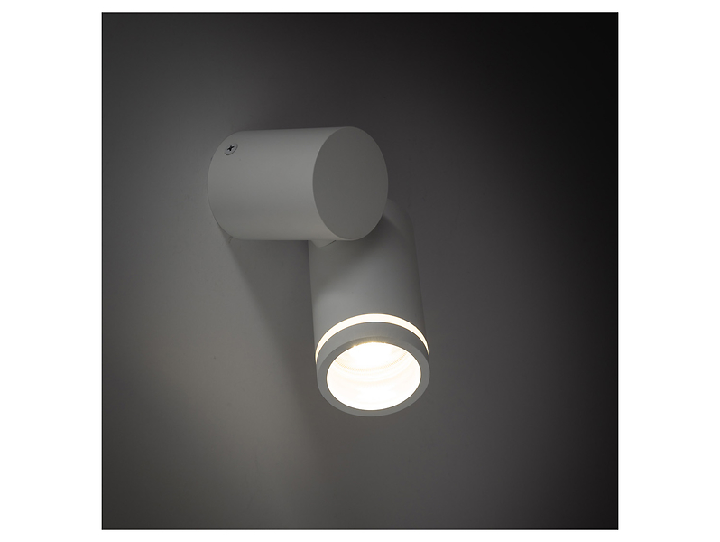 Spot Jet White 12 cm metalowy biały
