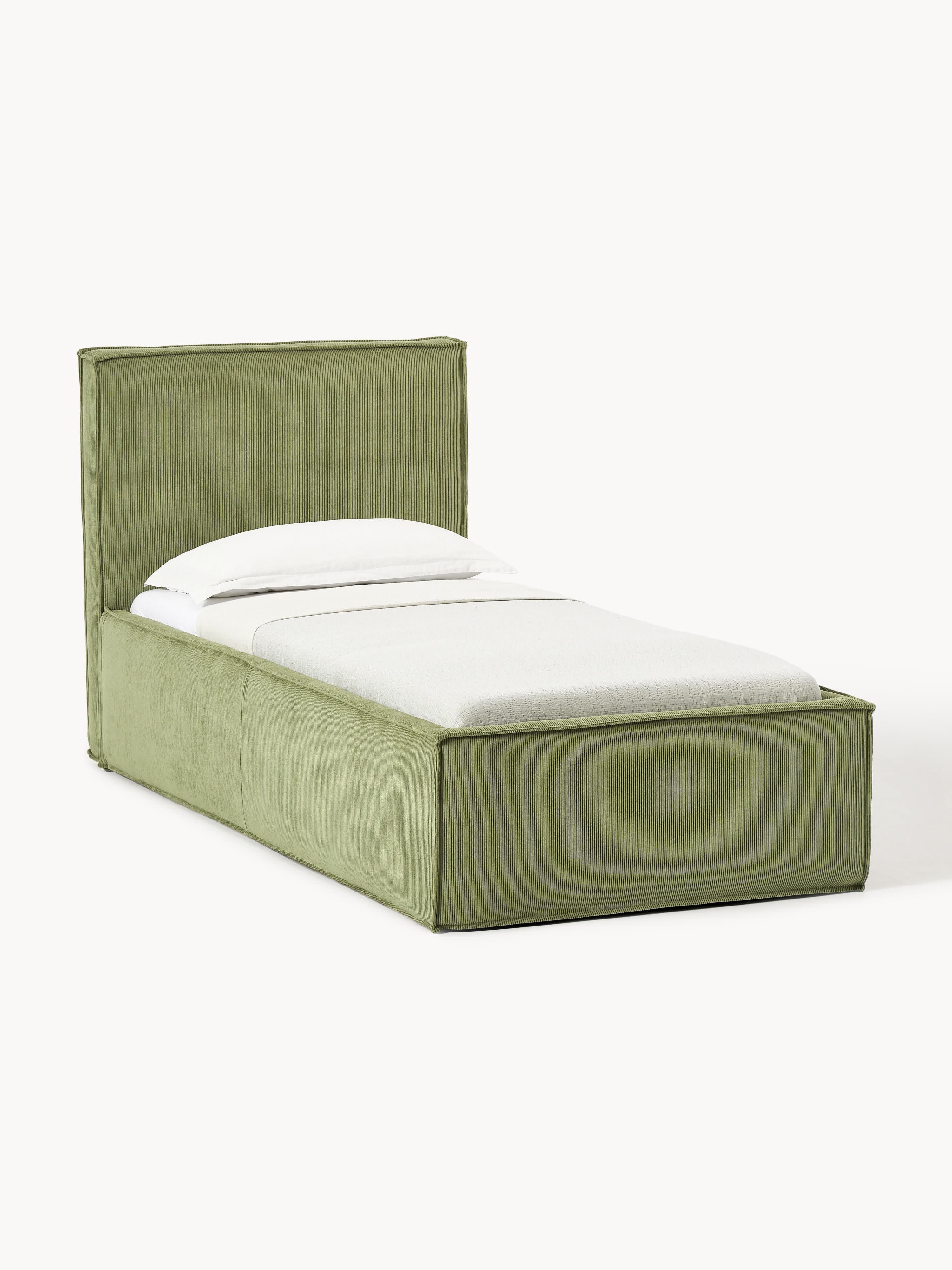 Cord-Einzelbett Dream mit Stauraum