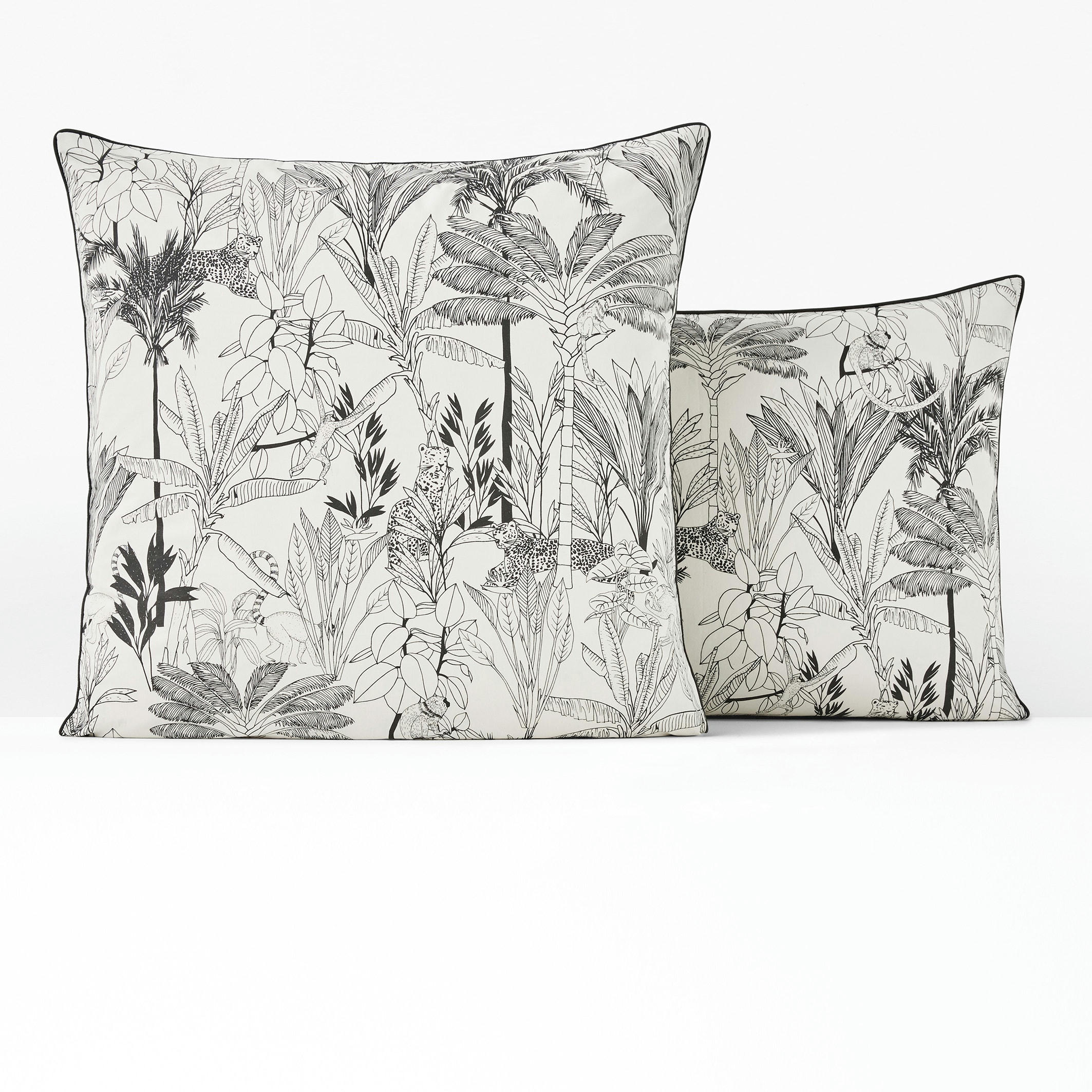 Taie oreiller percale coton, Palmeira