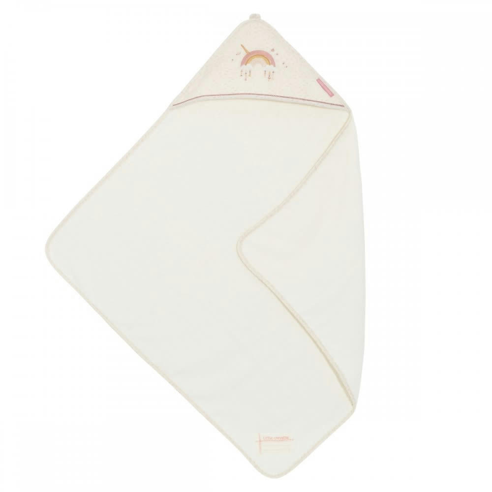 UTOPIA - Cape de bain écrue coton bio 75x75 cm