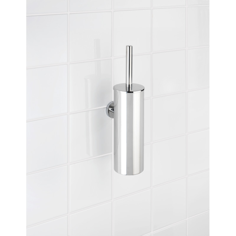 Brosse de toilette fermée Bosio inox brillante WENKO