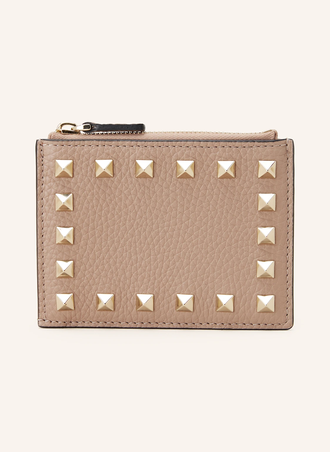 VALENTINO GARAVANI Kartenetui ROCKSTUD mit Münzfach