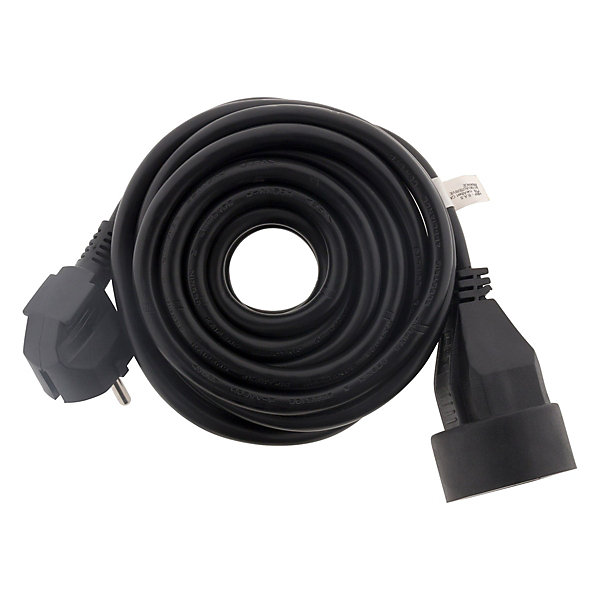 6 prolongateurs 16A 2P T noir 5m Zenitech