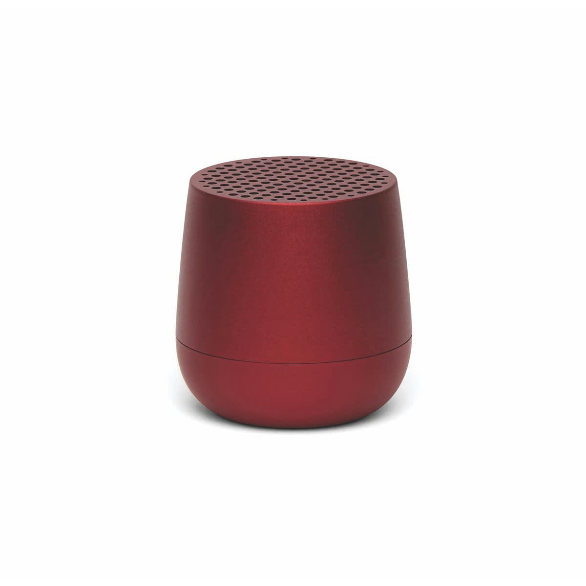 MINO PLUS ALU - Enceinte bluetooth rechargeable en aluminium rouge foncé