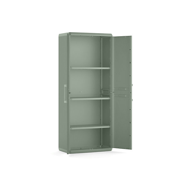 Armoire haute Keter Quadra vert L.68 x H.166 x P.39 cm