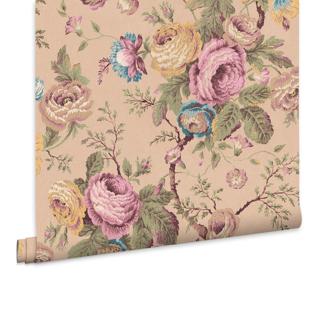 Laura Ashley Vliesbehang - Uffington Roses Plaster Pink 10mx52cm