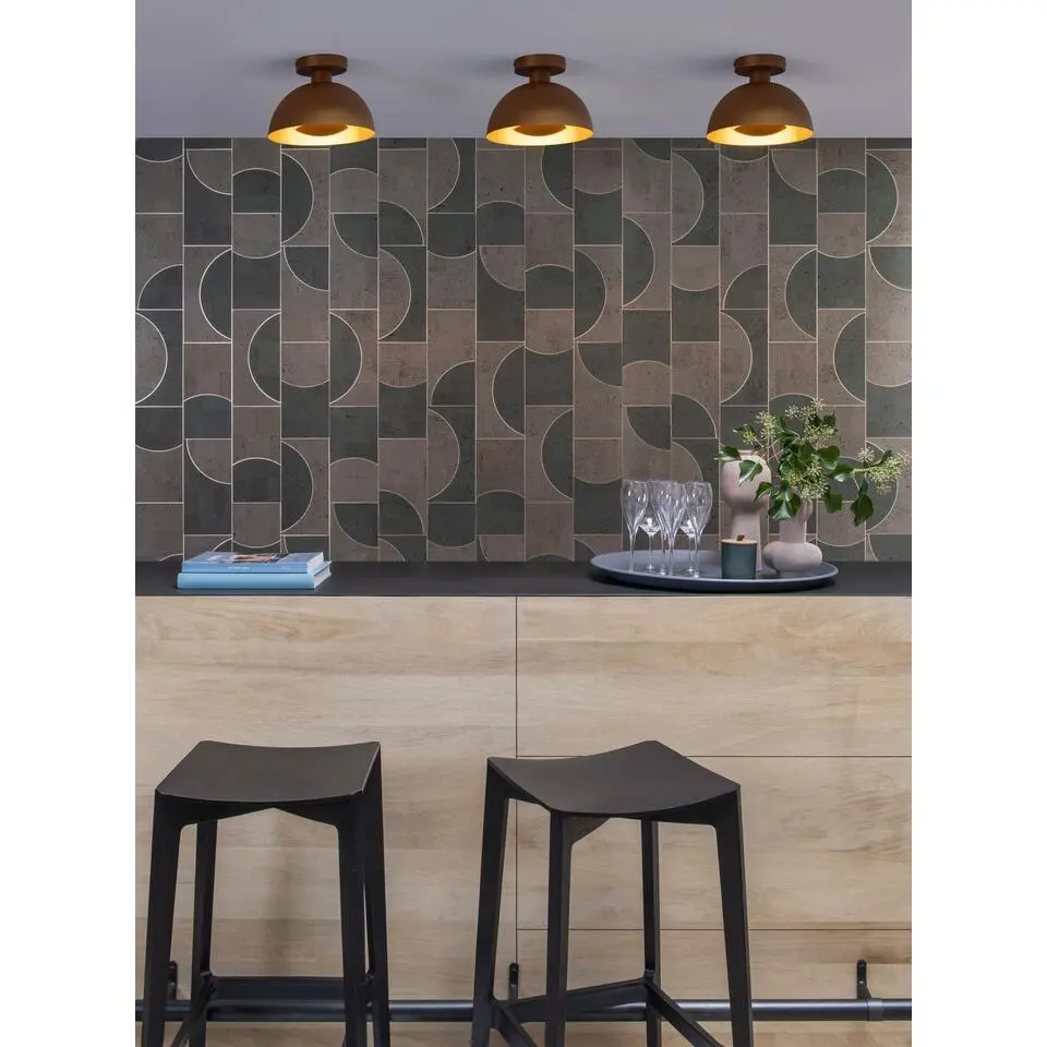 Lucide SIEMON Plafonni&egrave;re - Okergeel