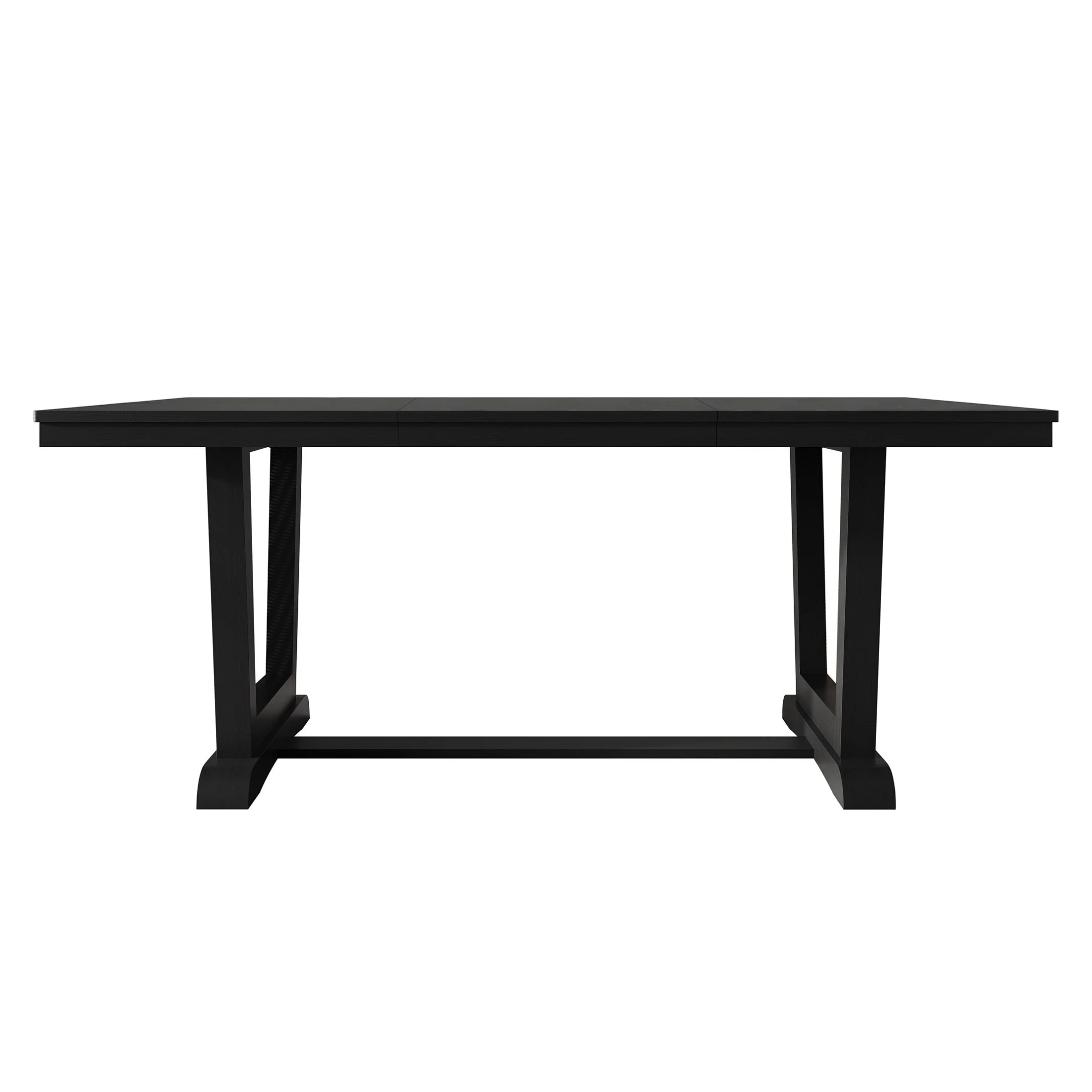 CraftPorch Rustic Wooden Dining Table