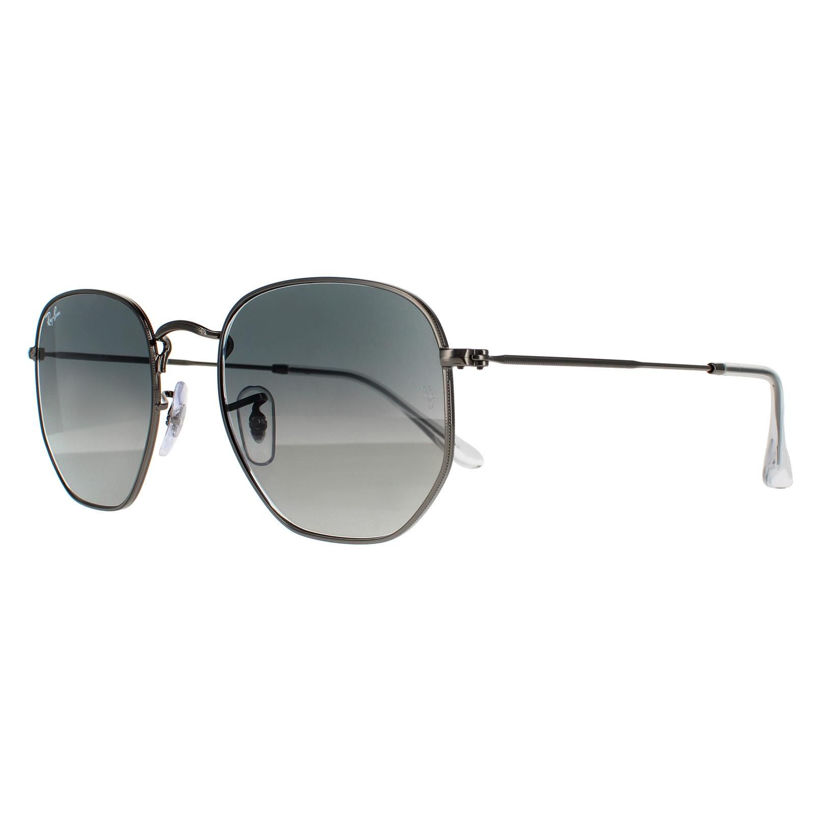 Ray-Ban Square Gunmetal Dark Grey Gradient Sunglasses