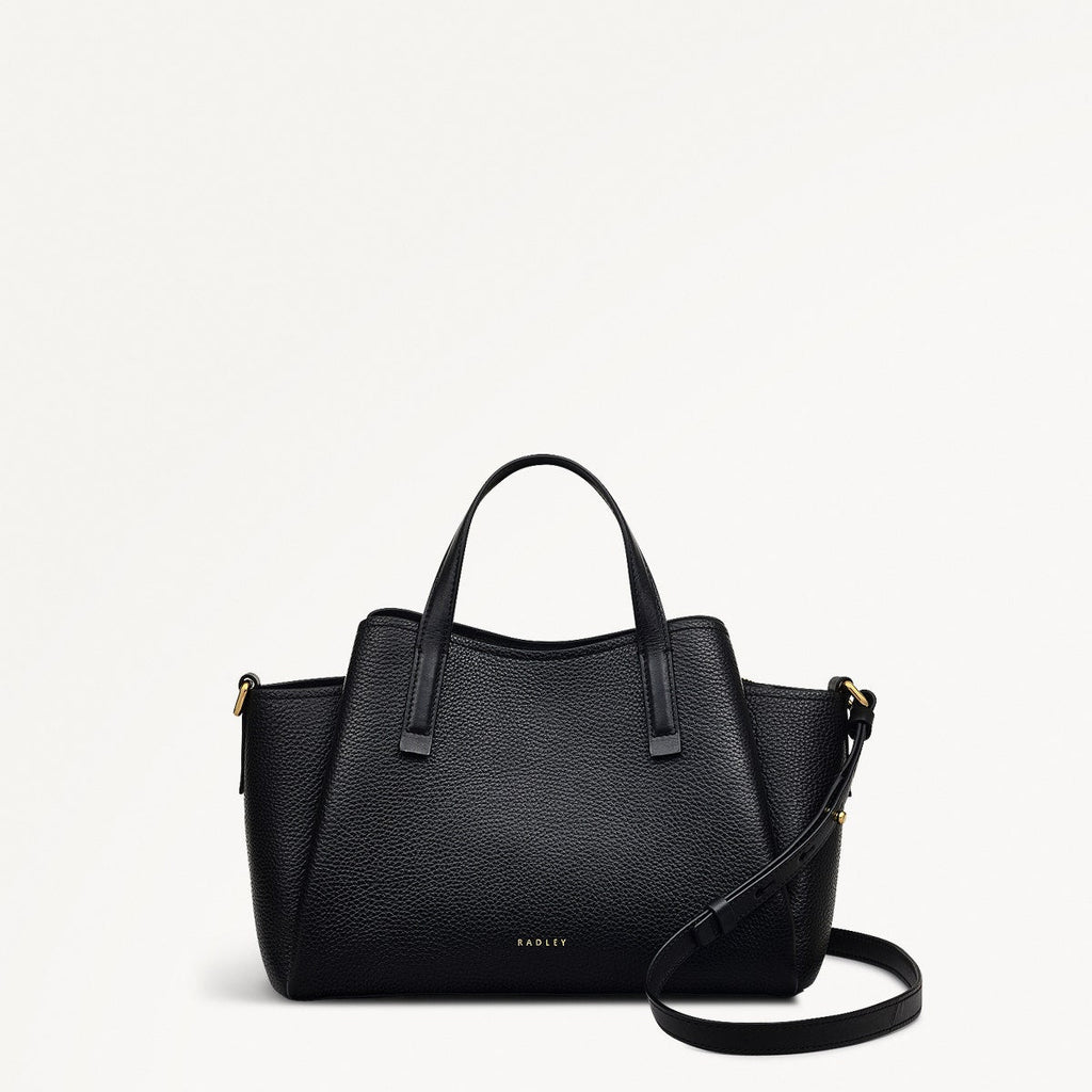 Blake Gardens Leather Small Ziptop Grab Bag