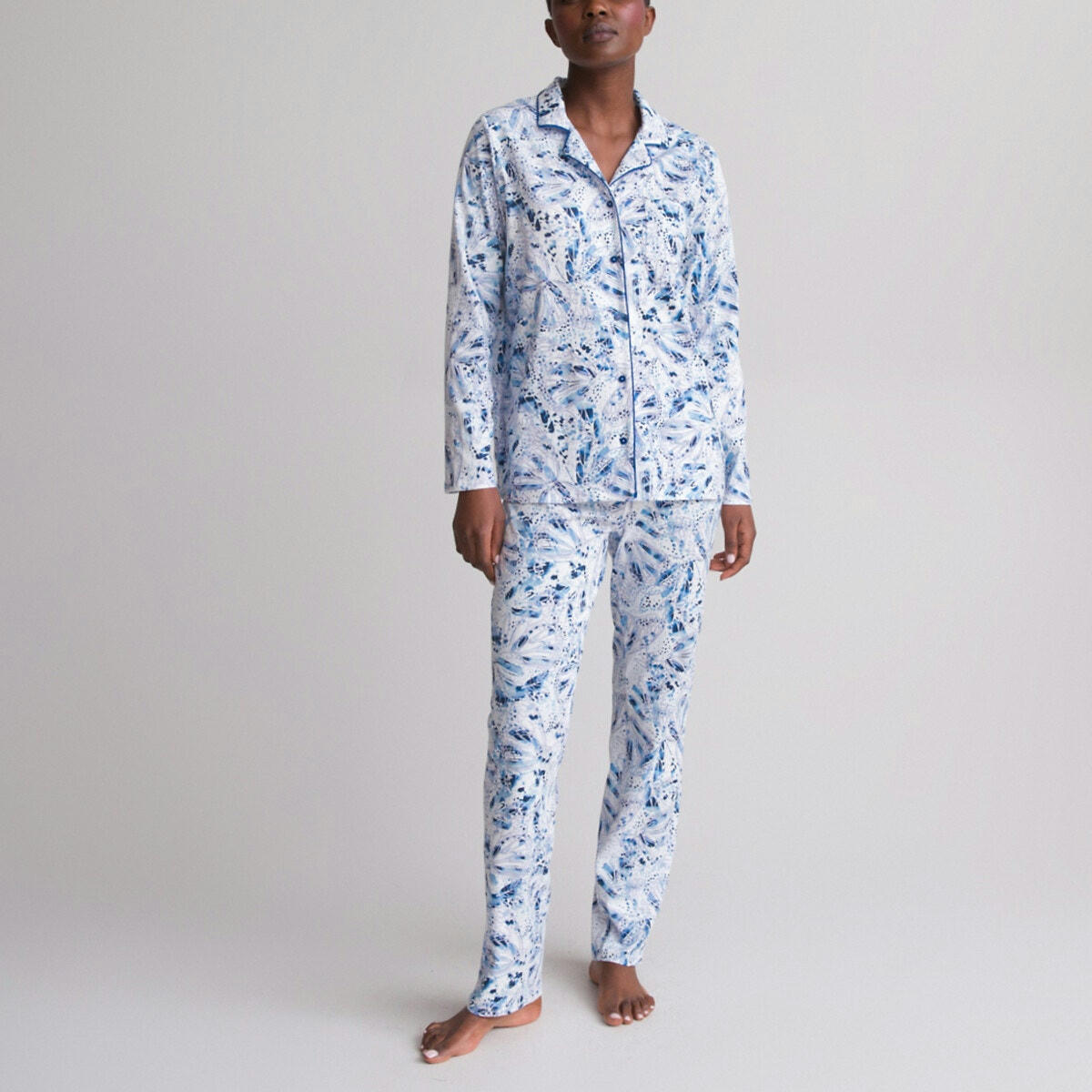 Pyjama imprimé, manches longues