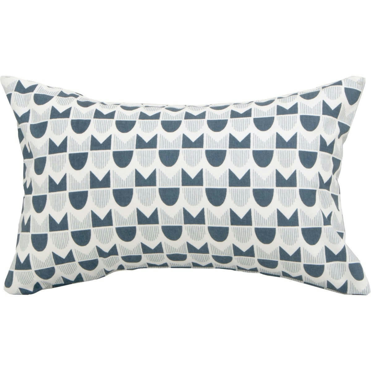 SKANDI - Coussin de plage coton  39x25 bleu paon
