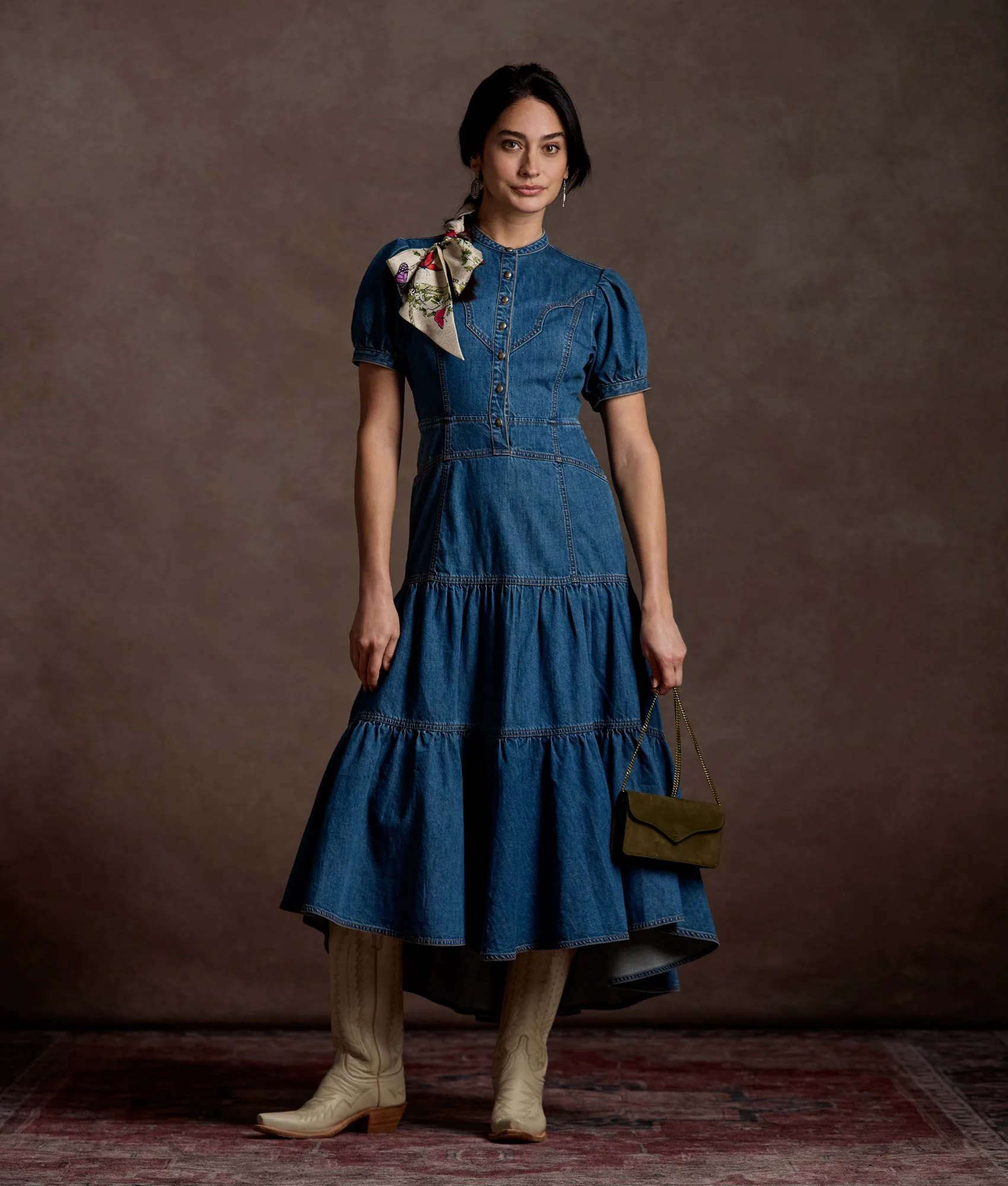 Mariposa Silk Twilly - Multi