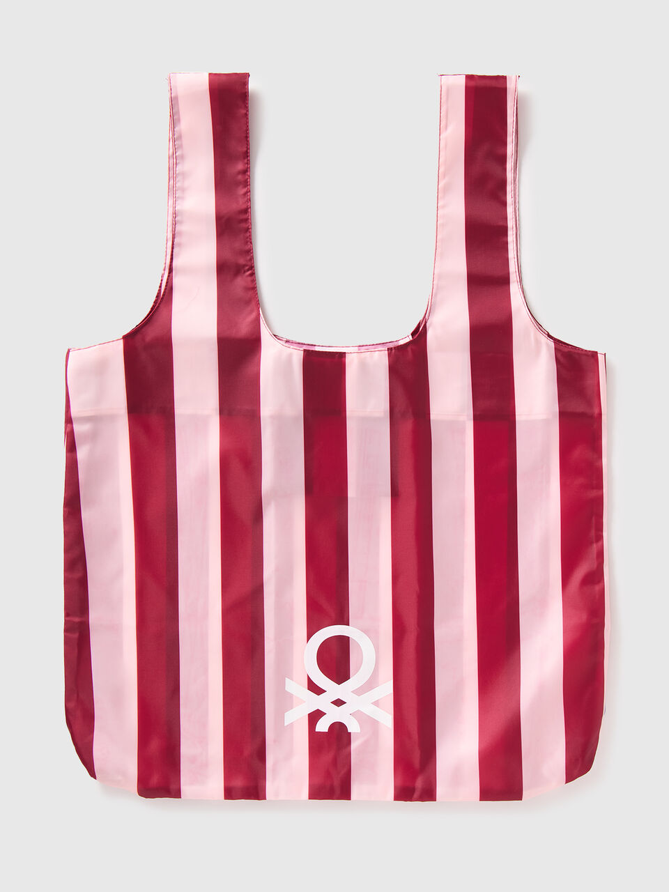 Tote Bag with pink and red stripes