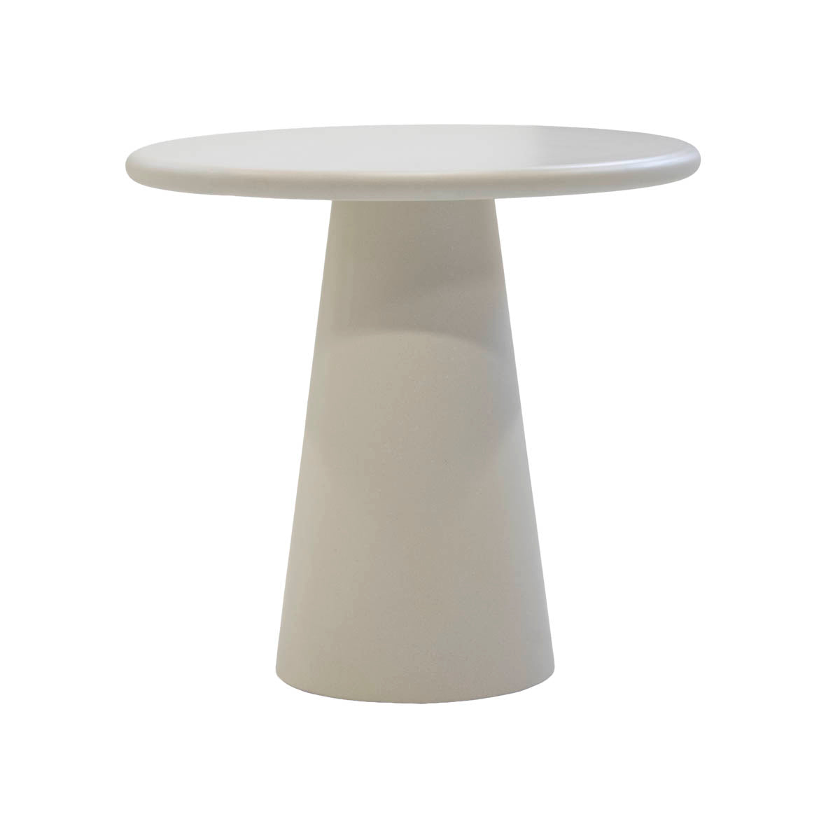 DÉJA Living Eettafel Brunn - Rond Beige Eco Composiet - 80cm