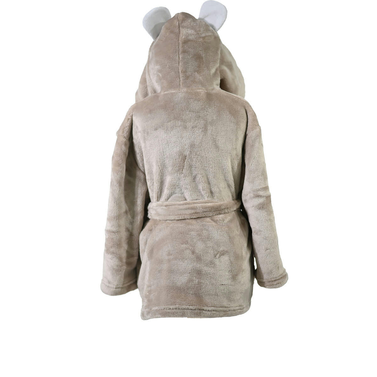 BABY KOMO BOBBY L'OURS - Peignoir enfant polaire doux & chaud  sable 02 ans