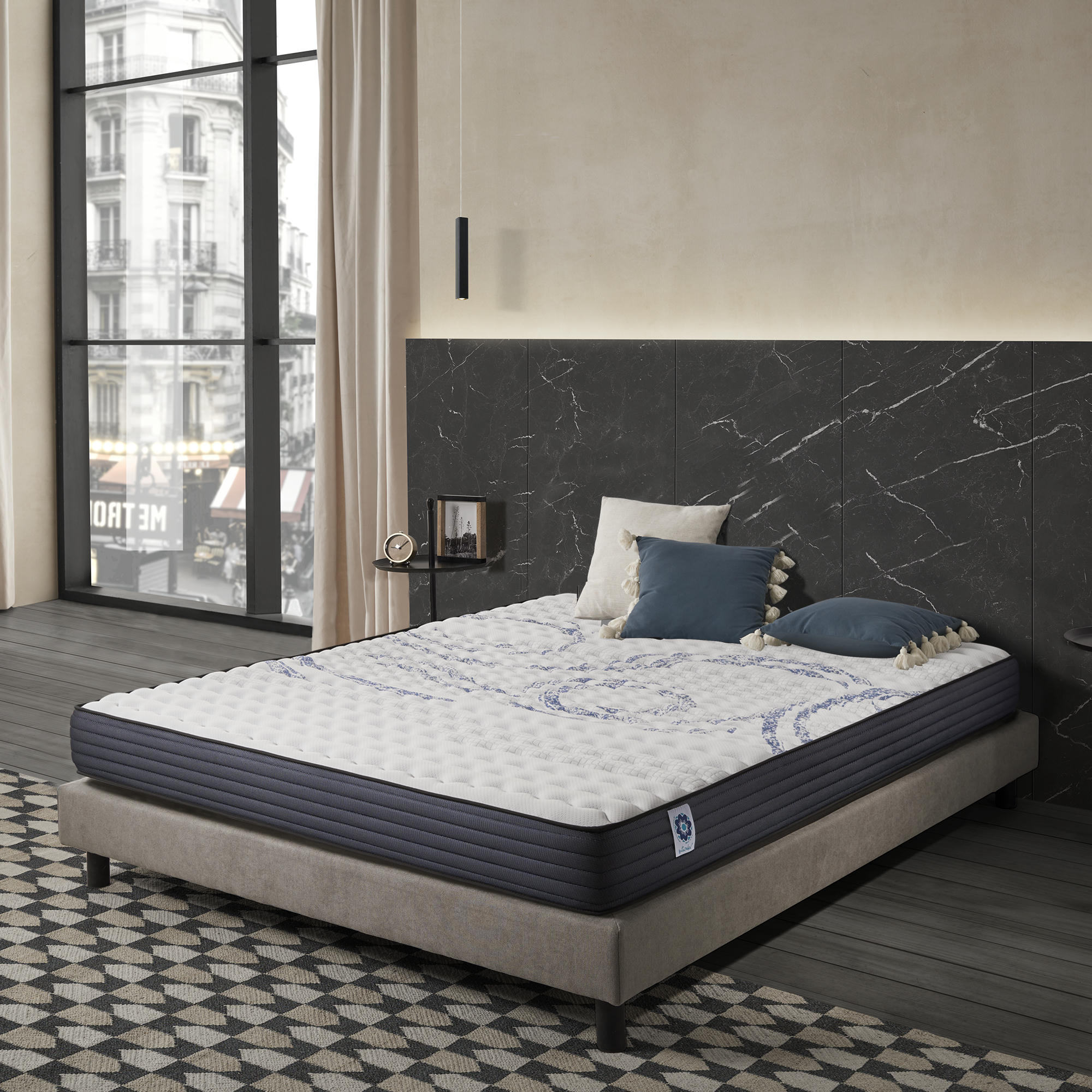 PERFECT SLEEP 14 - Matelas 160 x 200 cm - Blue Latex, Mousse HR, 14 cm