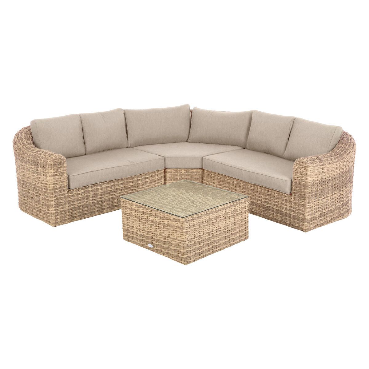 Conjunto de jardim MOORÉA savana em rattan sintético